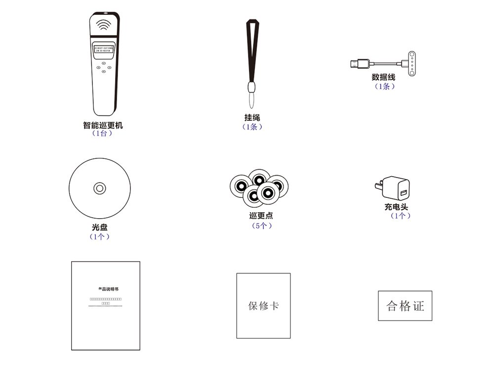 巡更機配件